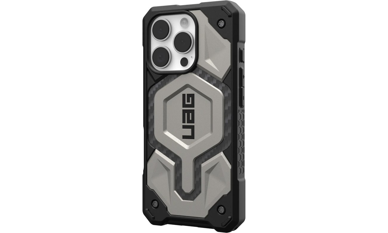 Etui UAG Monarch Pro do iPhone 16 Pro z MagSafe titanium