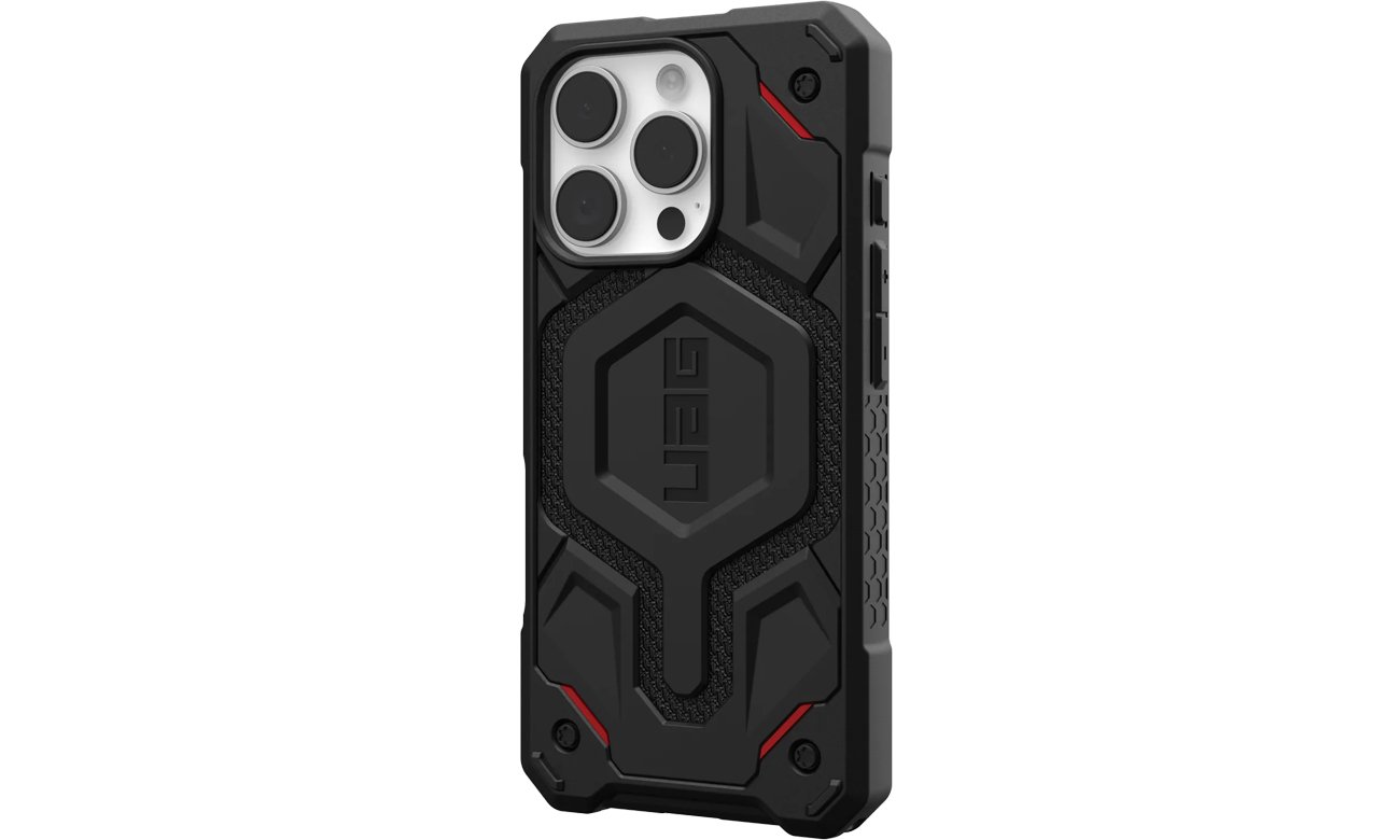 UAG Monarch Pro Hülle für iPhone 16 Pro mit MagSafe Kevlar Schwarz