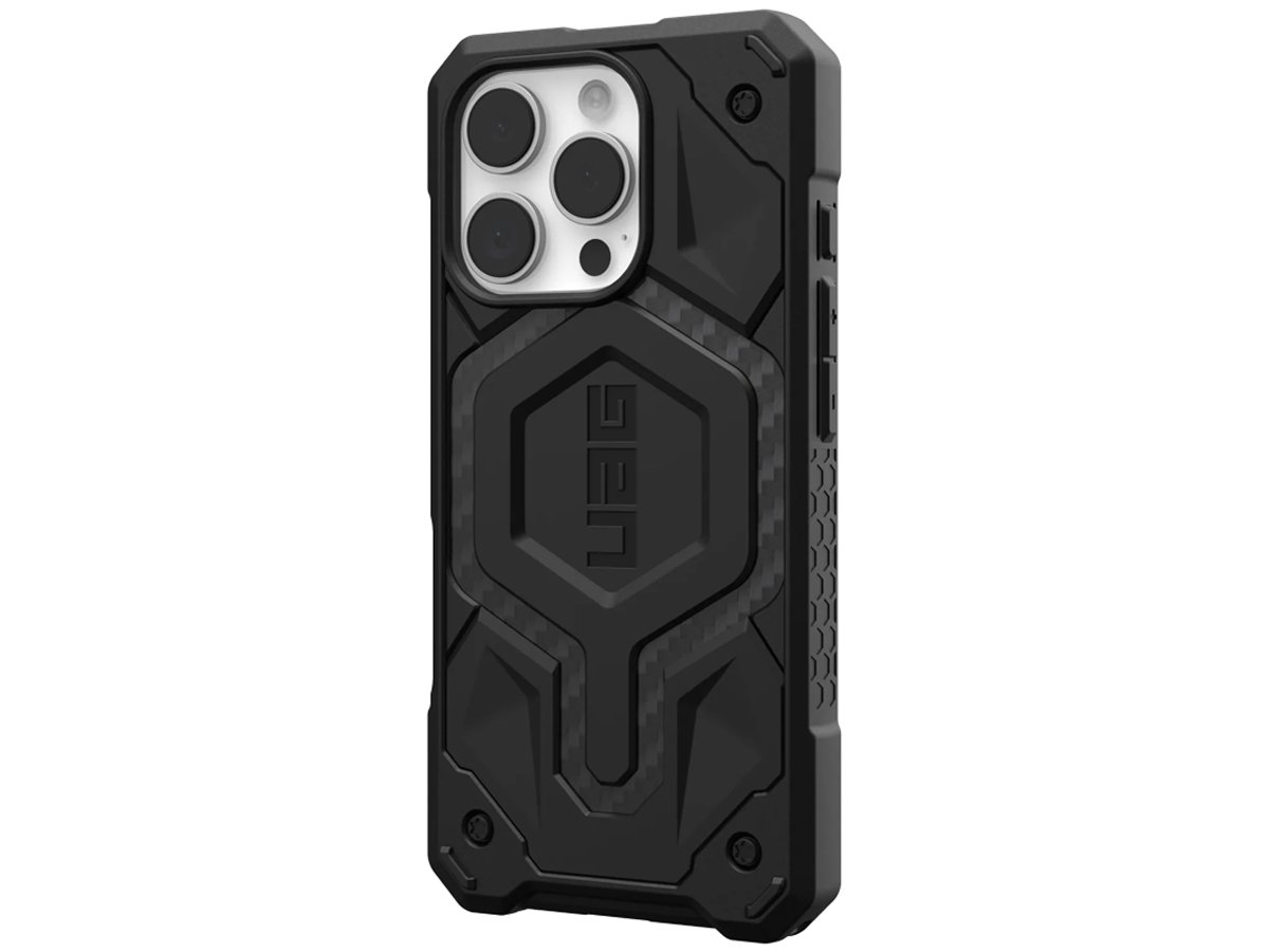 UAG Monarch Pro MagSafe-Hülle für iPhone 16 Pro Kohlefaser