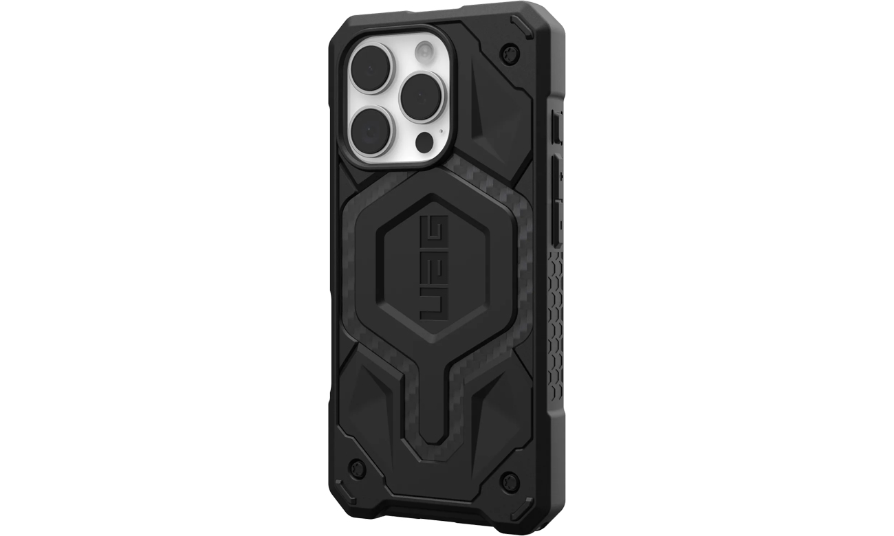 UAG Monarch Pro MagSafe-Hülle für iPhone 16 Pro Kohlefaser