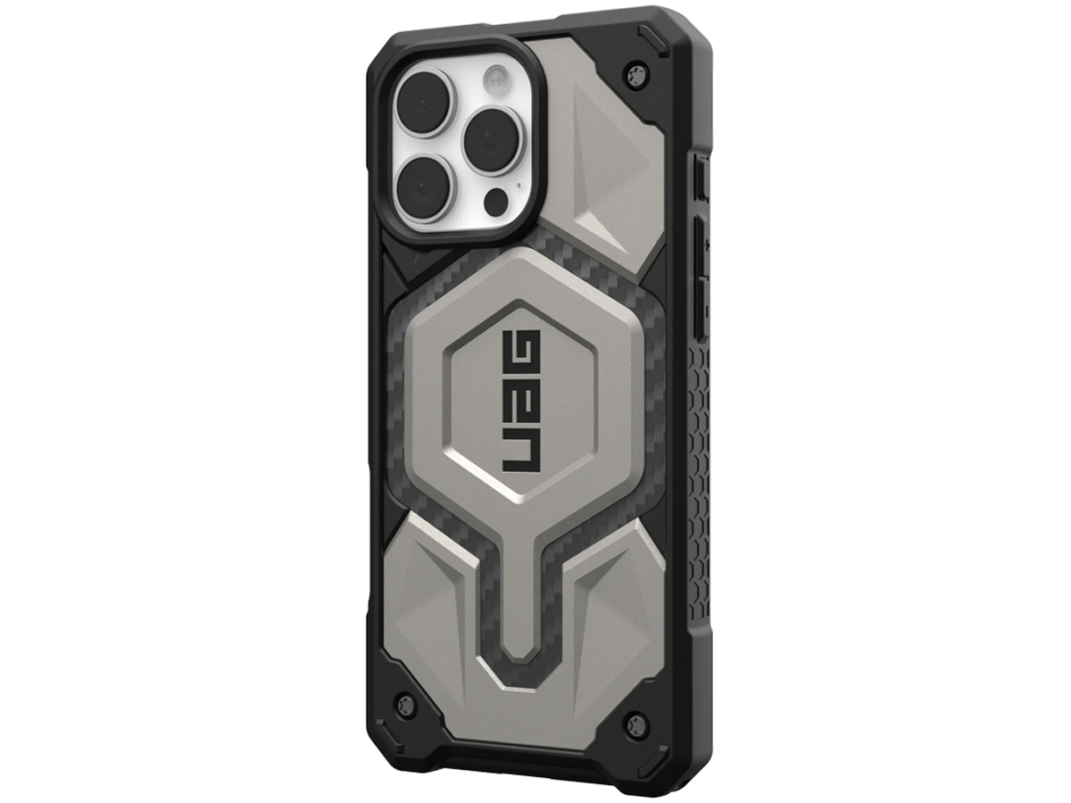 UAG Monarch Pro Hülle für iPhone 16 Pro mit MagSafe Titanium