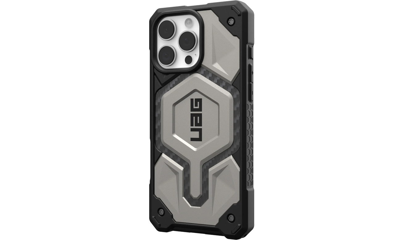 UAG Monarch Pro Hülle für iPhone 16 Pro Max mit MagSafe Titanium