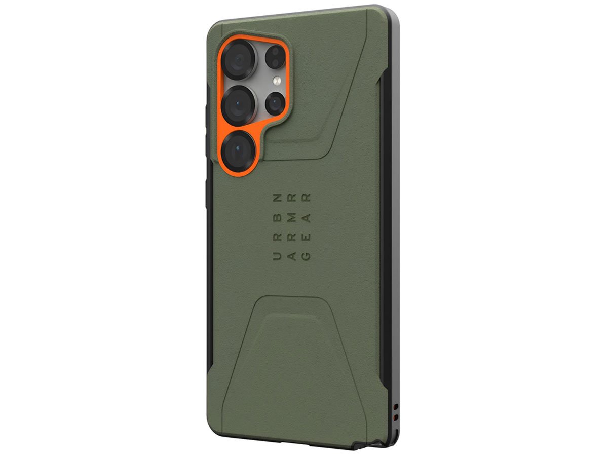 Etui UAG Civilian Pro Samsung Galaxy S25 Ultra 5G olive/orange
