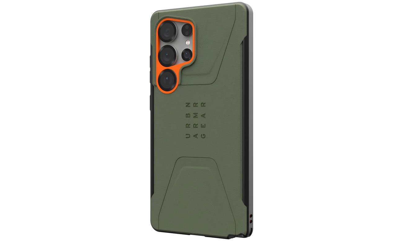 Etui UAG Civilian Pro Samsung Galaxy S25 Ultra 5G olive/orange