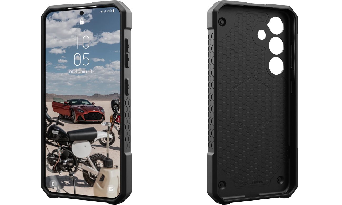 Etui UAG Monarch Pro do Samsung Galaxy S24 Kevlar Black - Widok ogólny