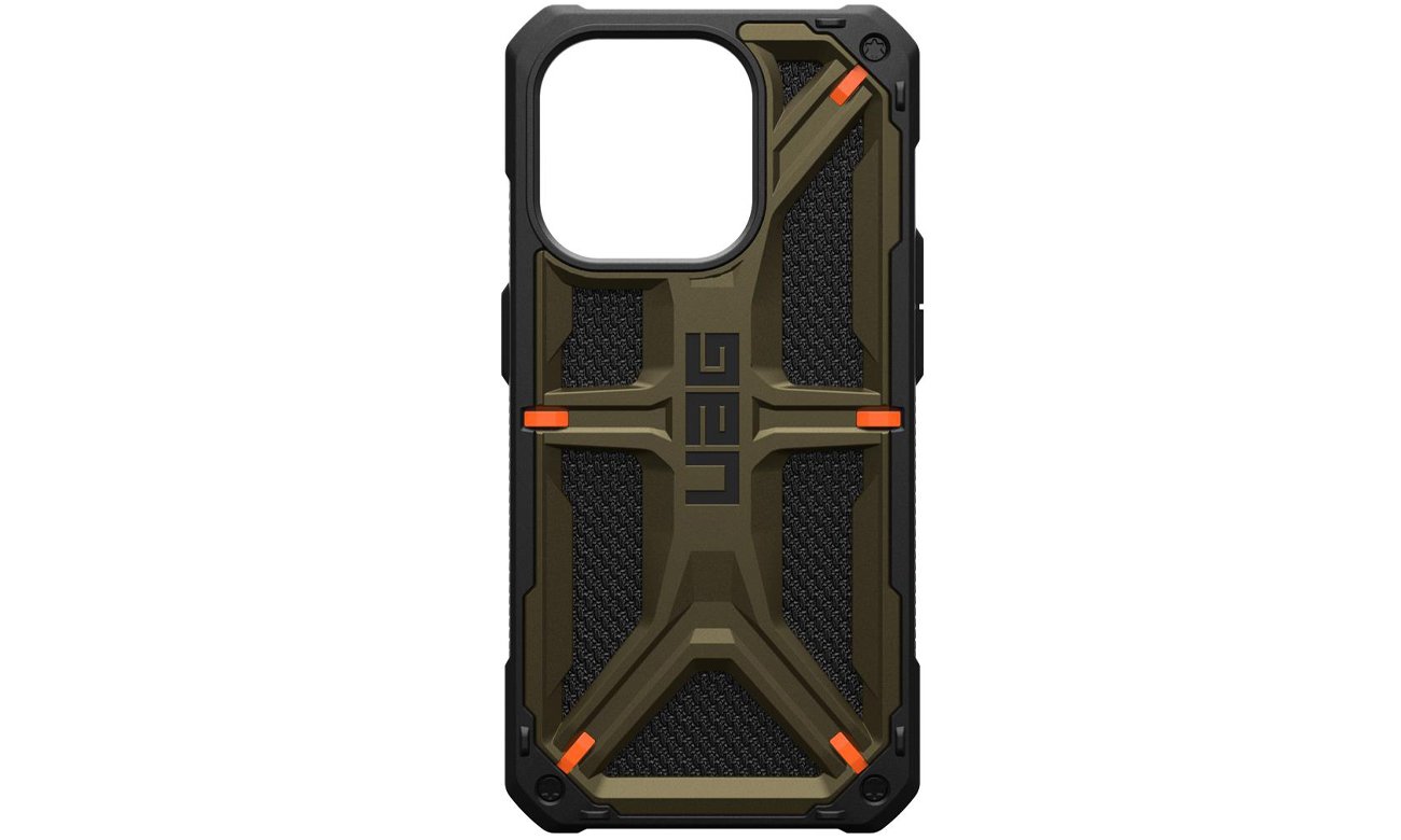 Etui UAG Monarch do iPhone 15 Pro kevlar elemental green