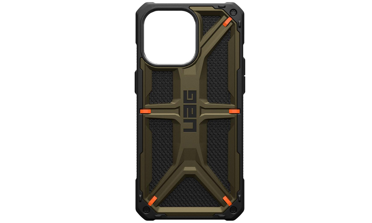 Etui UAG Monarch do iPhone 15 Pro Max kevlar elemental green