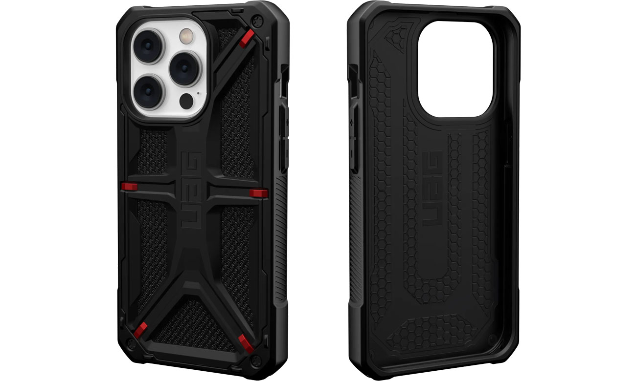 etui do smartfona UAG Monarch do iPhone 14 Pro kevlar black