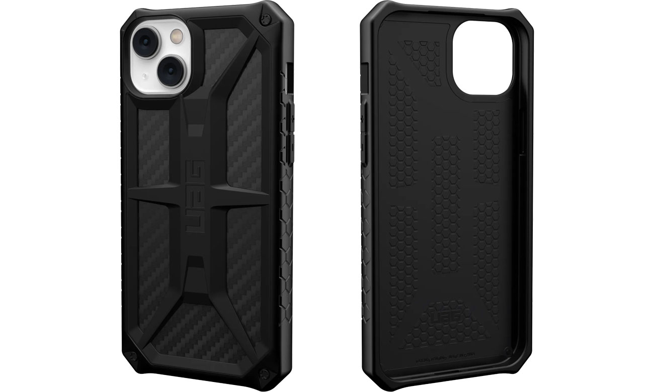 etui do smartfona UAG Monarch do iPhone 14 Plus carbon fiber