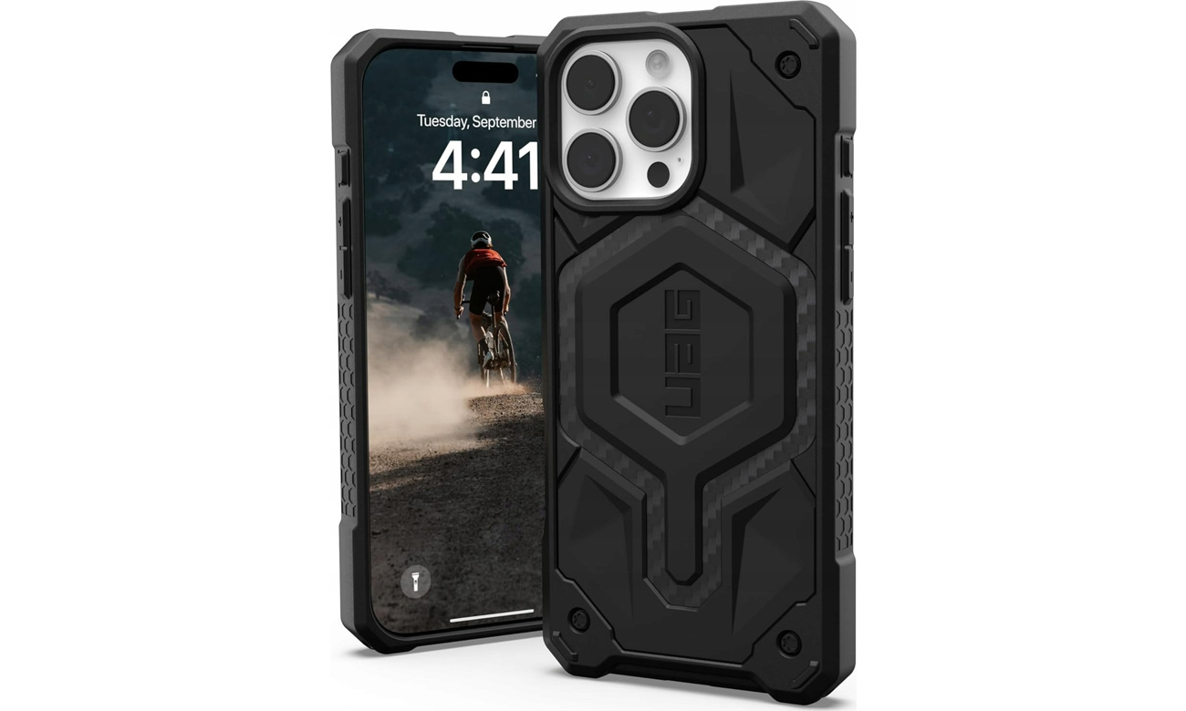 Etui UAG Monarch do iPhone 16 Pro Max carbon fiber