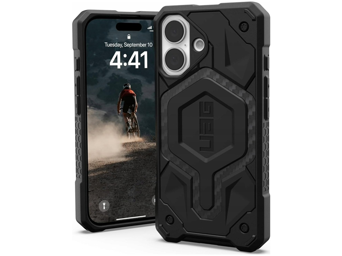 Etui UAG Monarch do iPhone 16 Pro carbon fiber