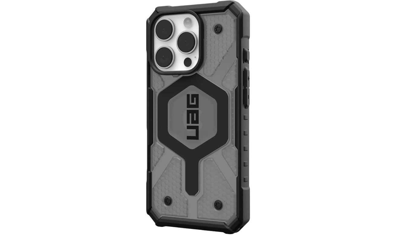 UAG Pathfinder Clear MagSafe für iPhone 16 Pro Ash