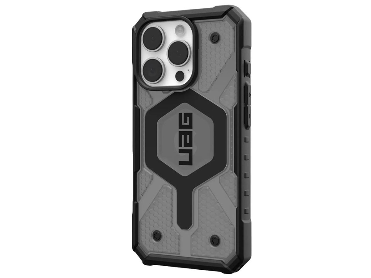 UAG Pathfinder Clear MagSafe Hülle für iPhone 16 Pro Max - Asche