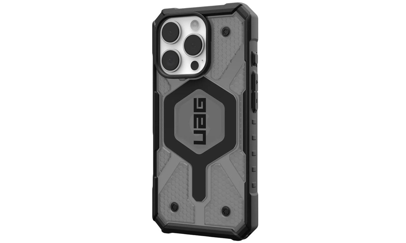 UAG Pathfinder Clear MagSafe Hülle für iPhone 16 Pro Max - Asche