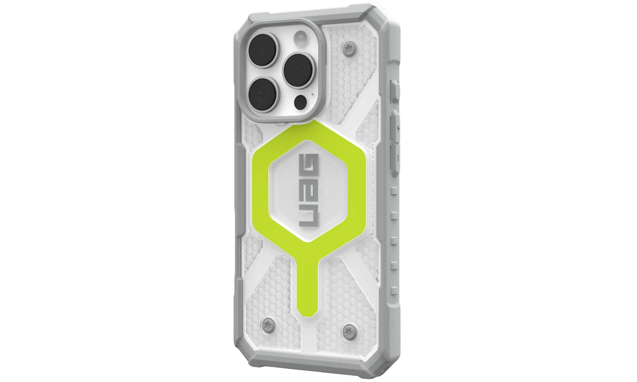 Etui UAG Pathfinder Clear Magsafe do iPhone 16 Pro Max active neon