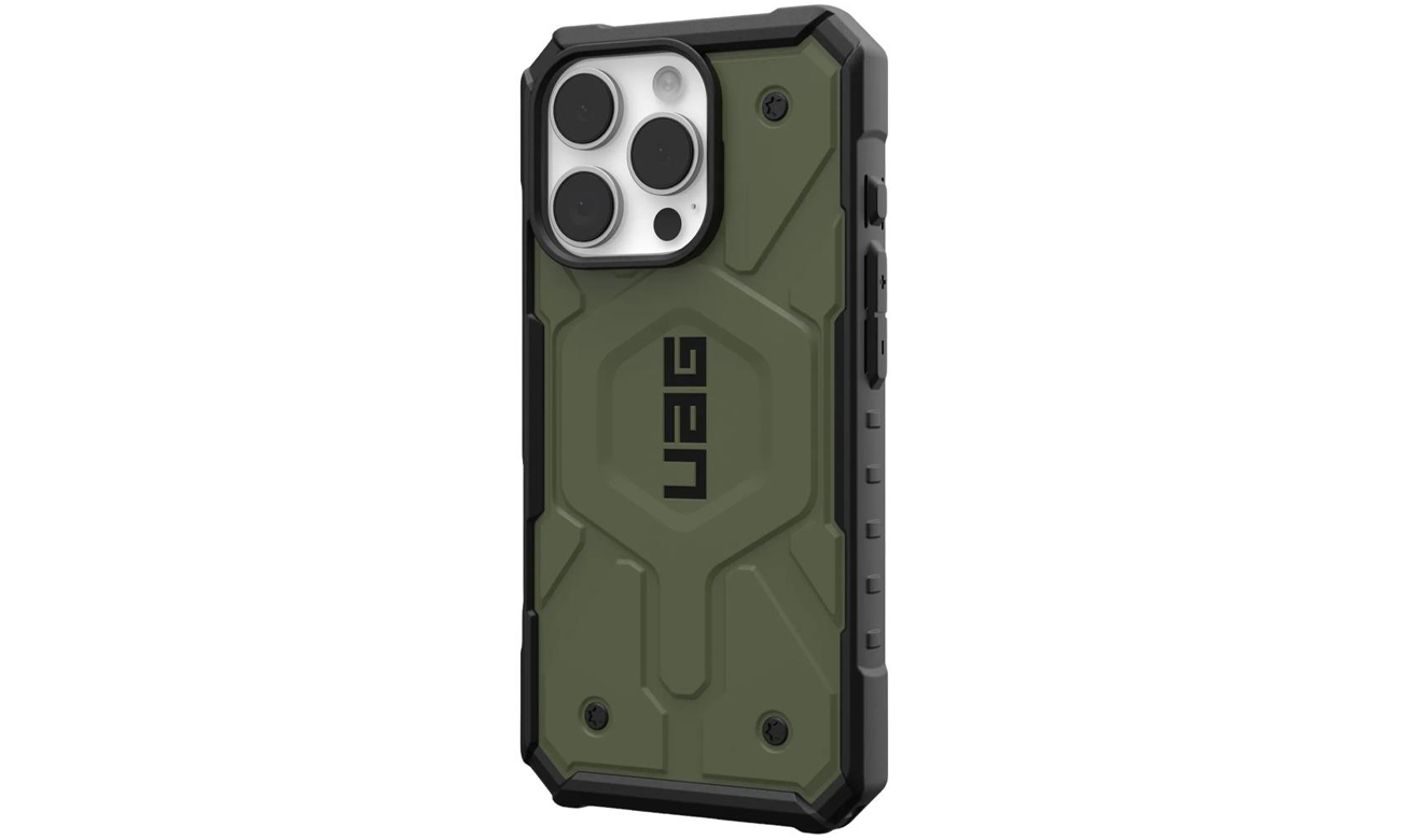 UAG Pathfinder Clear Magsafe für iPhone 16 Pro Olive