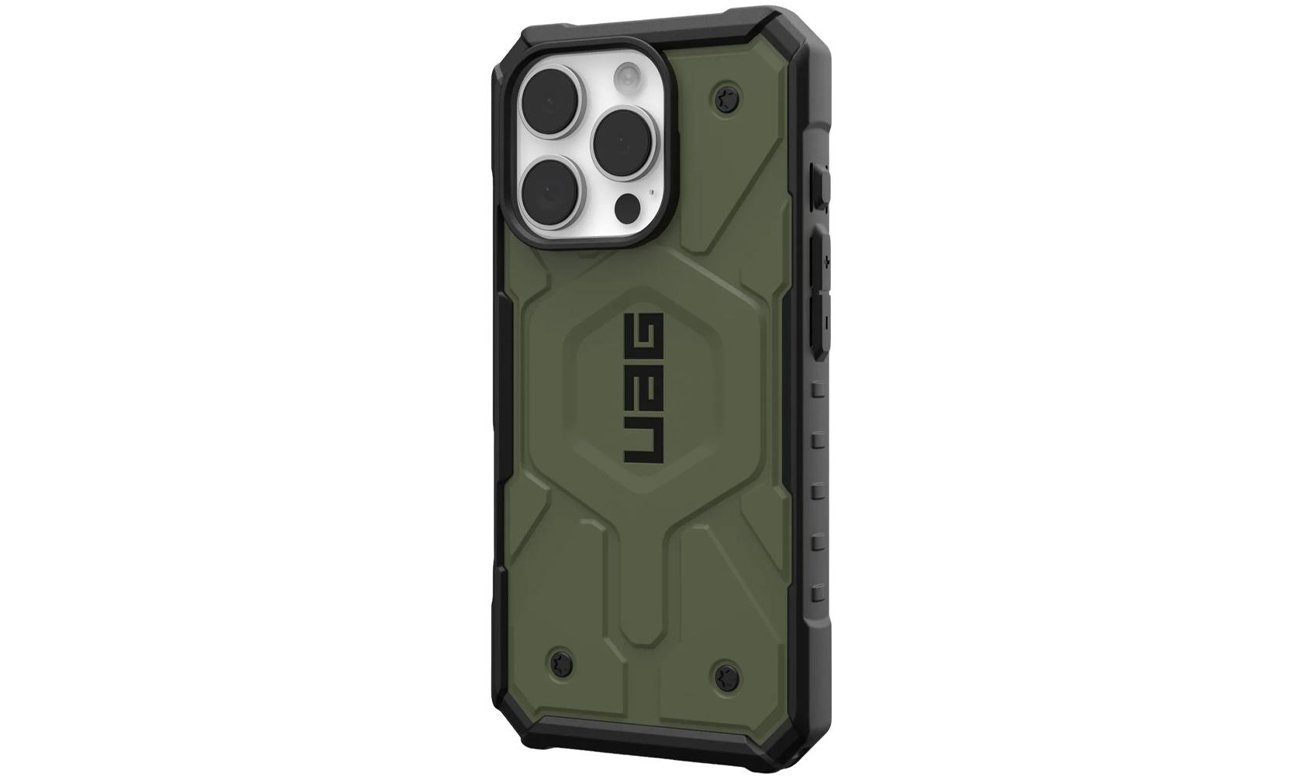 UAG Pathfinder Clear MagSafe Hülle für iPhone 16 Pro Max Oliv