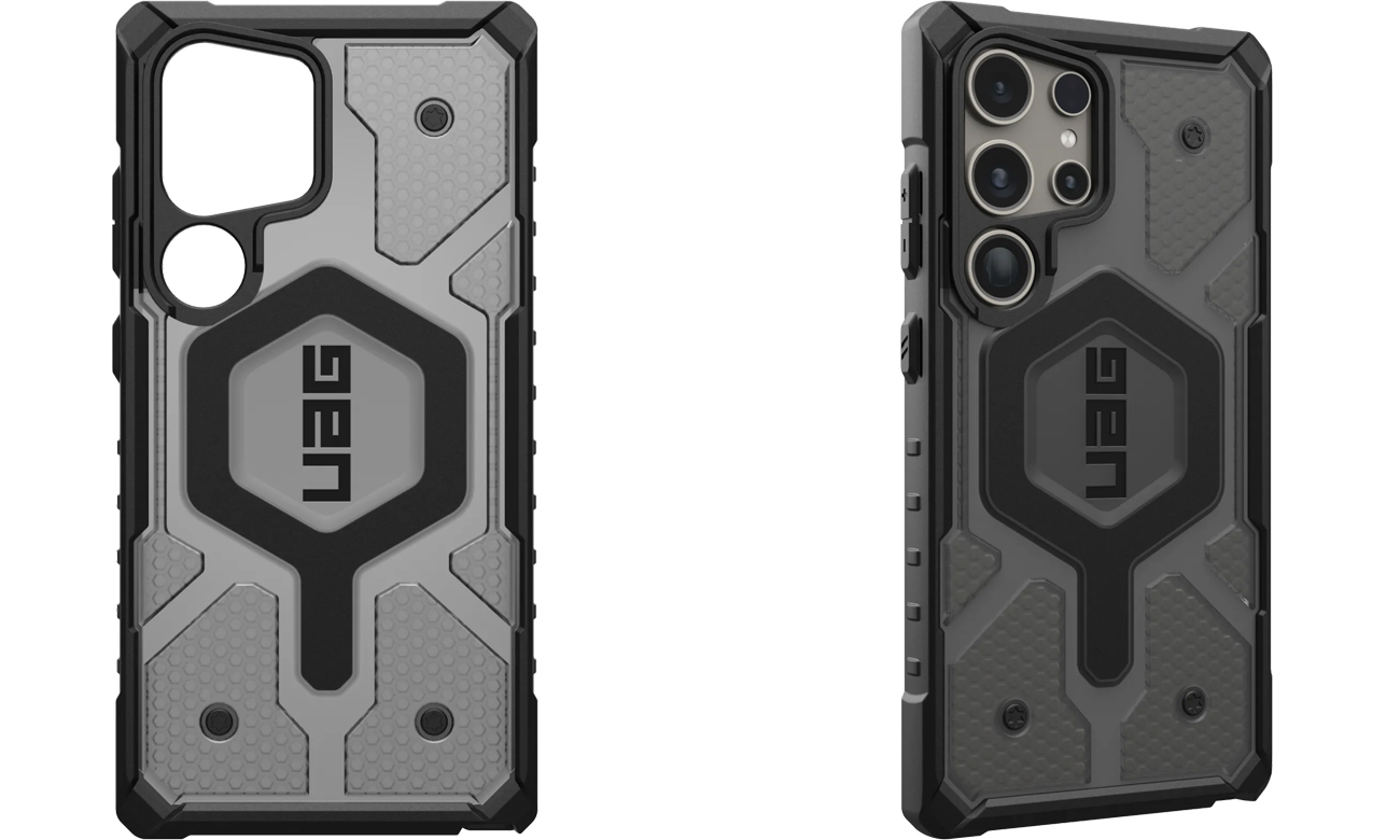 Etui UAG Pathfinder Clear Magnet do Samsung Galaxy S24 Ultra Ash - Widok ogólny