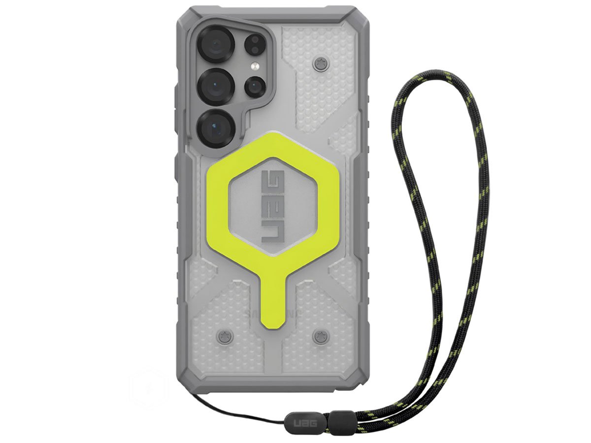 UAG Pathfinder Clear Samsung Galaxy S25 Ultra 5G neon + smycz