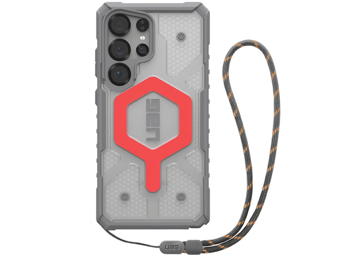 UAG Pathfinder Clear Samsung Galaxy S25 Ultra 5G lava + smycz