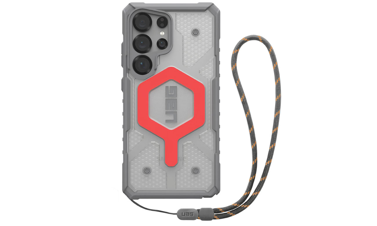 UAG Pathfinder Clear Samsung Galaxy S25 Ultra 5G lava + smycz