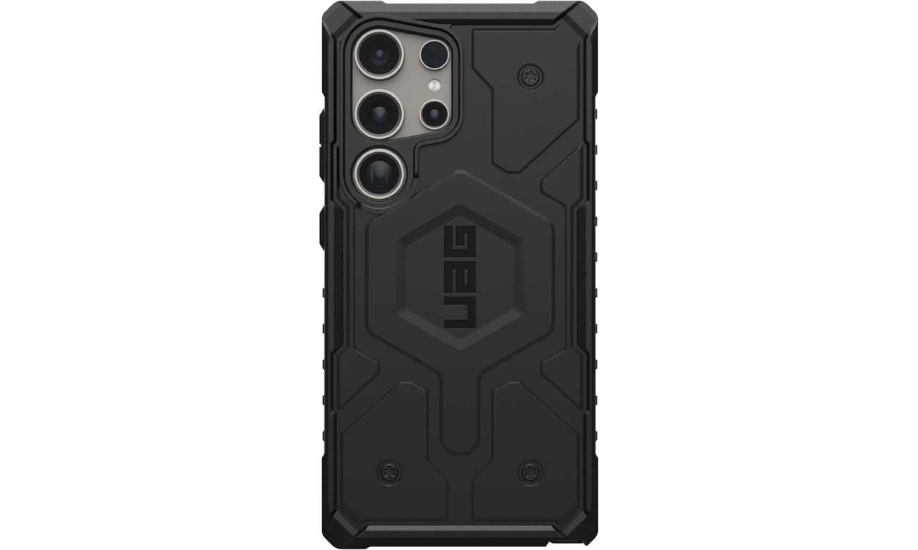 Etui UAG Pathfinder Magnet do Samsung Galaxy S24 Ultra Black - Widok z tyłu