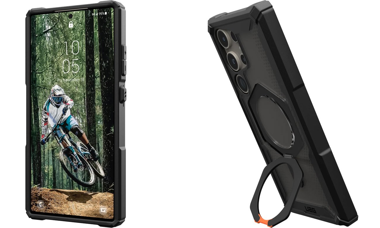 Uag Plasma Xte Kickstand Samsung Galaxy S Ultra Black Orange Etui I Obudowy Na Smartfony