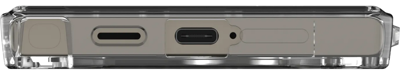 Etui UAG Plyo Pro do Samsung Galaxy S24 Ultra Ice-Silver - Widok od dołu