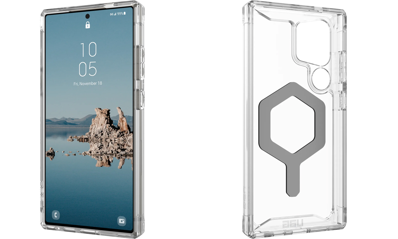 Etui UAG Plyo Pro do Samsung Galaxy S24 Ultra Ice-Silver - Widok ogólny