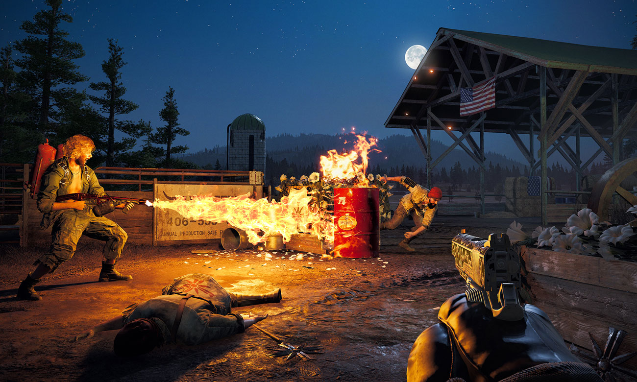 Far Cry 5 (Gold Edition) ogień