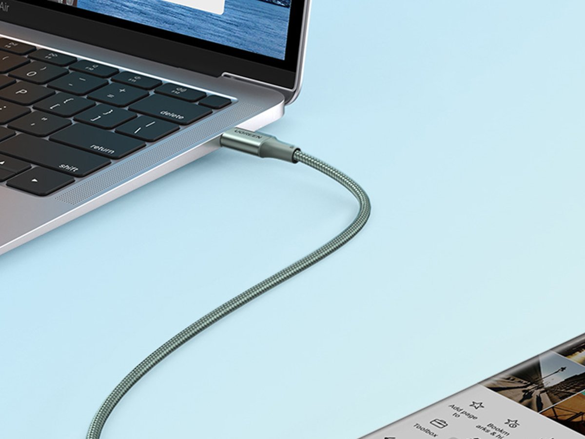 UGREEN USB-C-zu-USB-C-Kabel QC3.0 PD 100 W 15310 1 m Grün