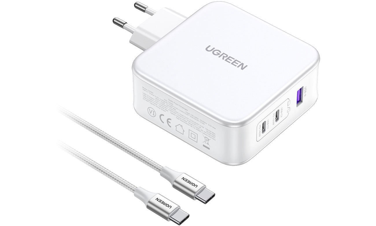 UGREEN Nexode GaN 140 W złącza USB