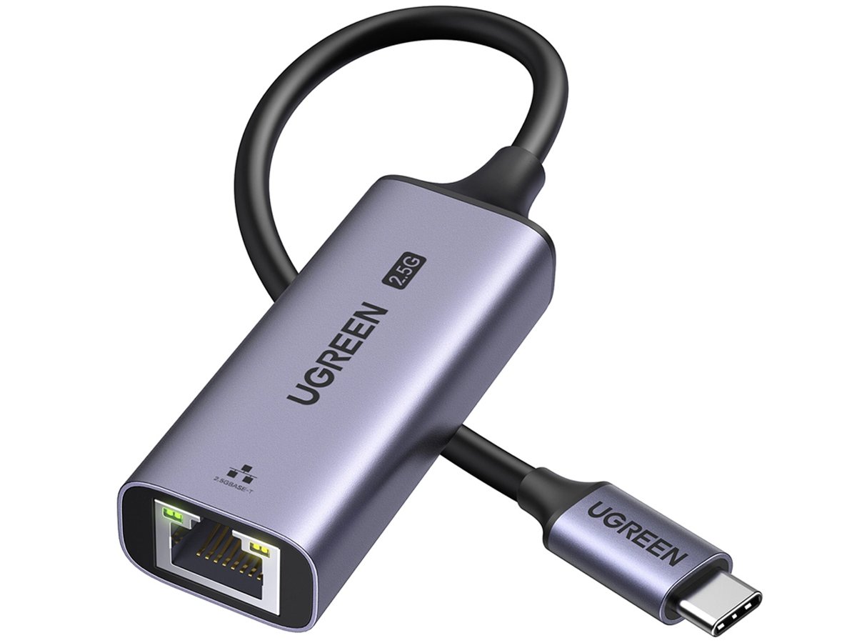 Adapter UGREEN USB-C zu RJ45 Ethernet 2.5G CM648 grau