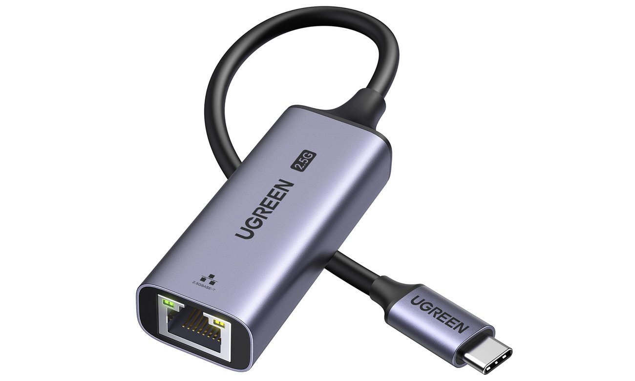 Adapter UGREEN USB-C zu RJ45 Ethernet 2.5G CM648 grau