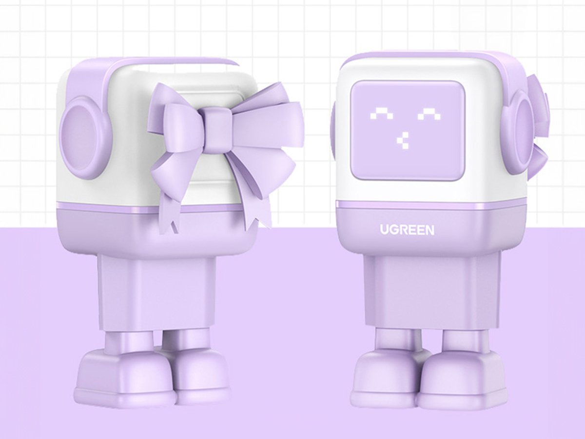 UGREEN Nexode RG (Robot GaN) 2x USB + USB-C 65W Lila