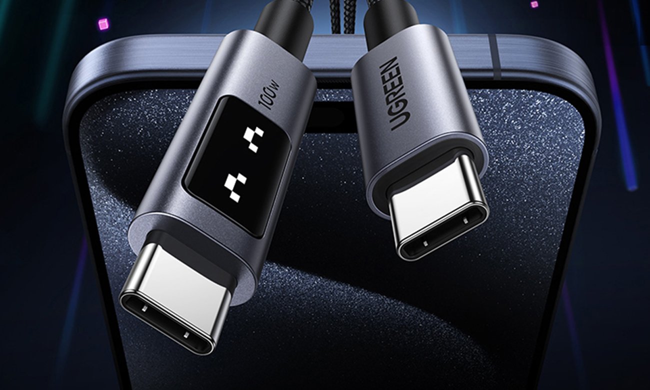 Kabel UGREEN USB-C do USB-C Uno L509 100W 3m czarny