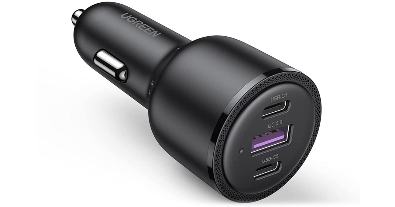 UGREEN Autoladegerät 69W 5A 2 x USB-C + USB-A (PD,QC)