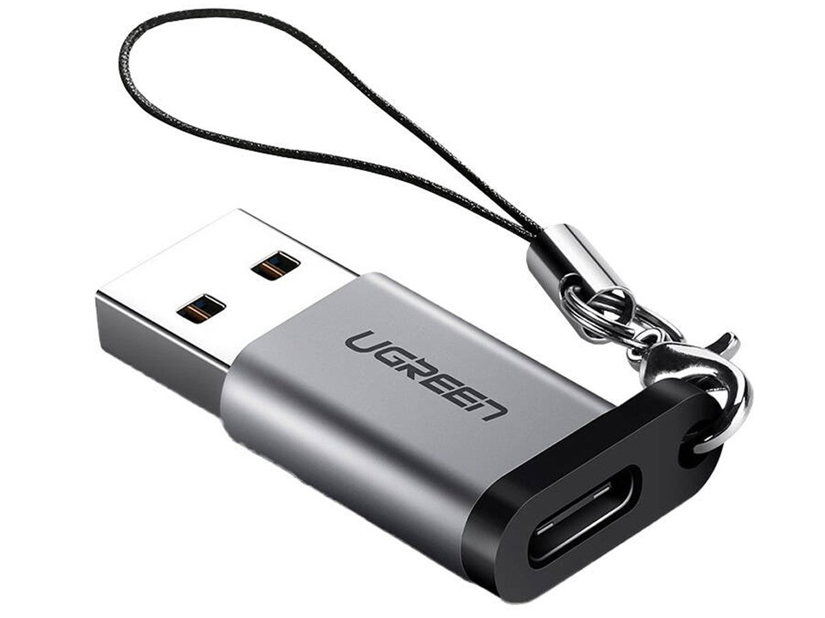 UGREEN US276 Adapter USB 3.0 zu USB-C 3.1 PD grau