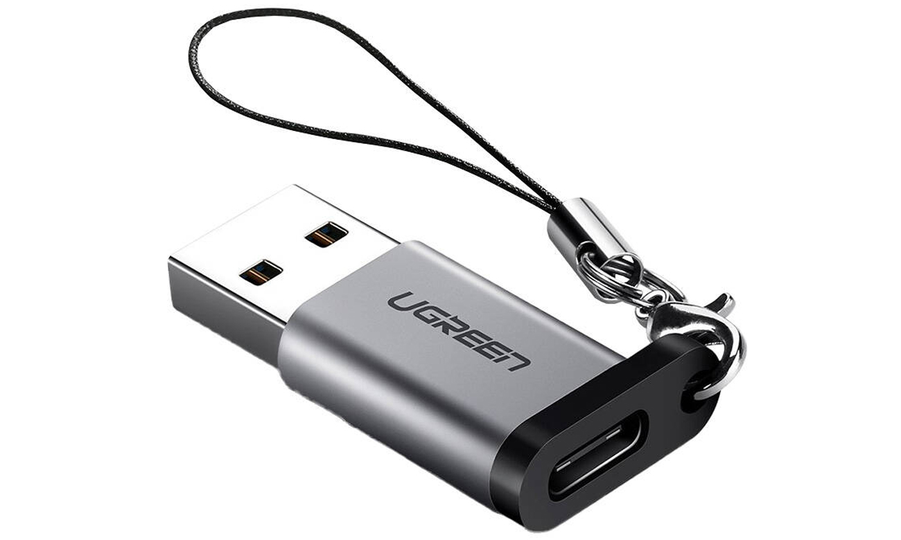 UGREEN US276 Adapter USB 3.0 zu USB-C 3.1 PD grau