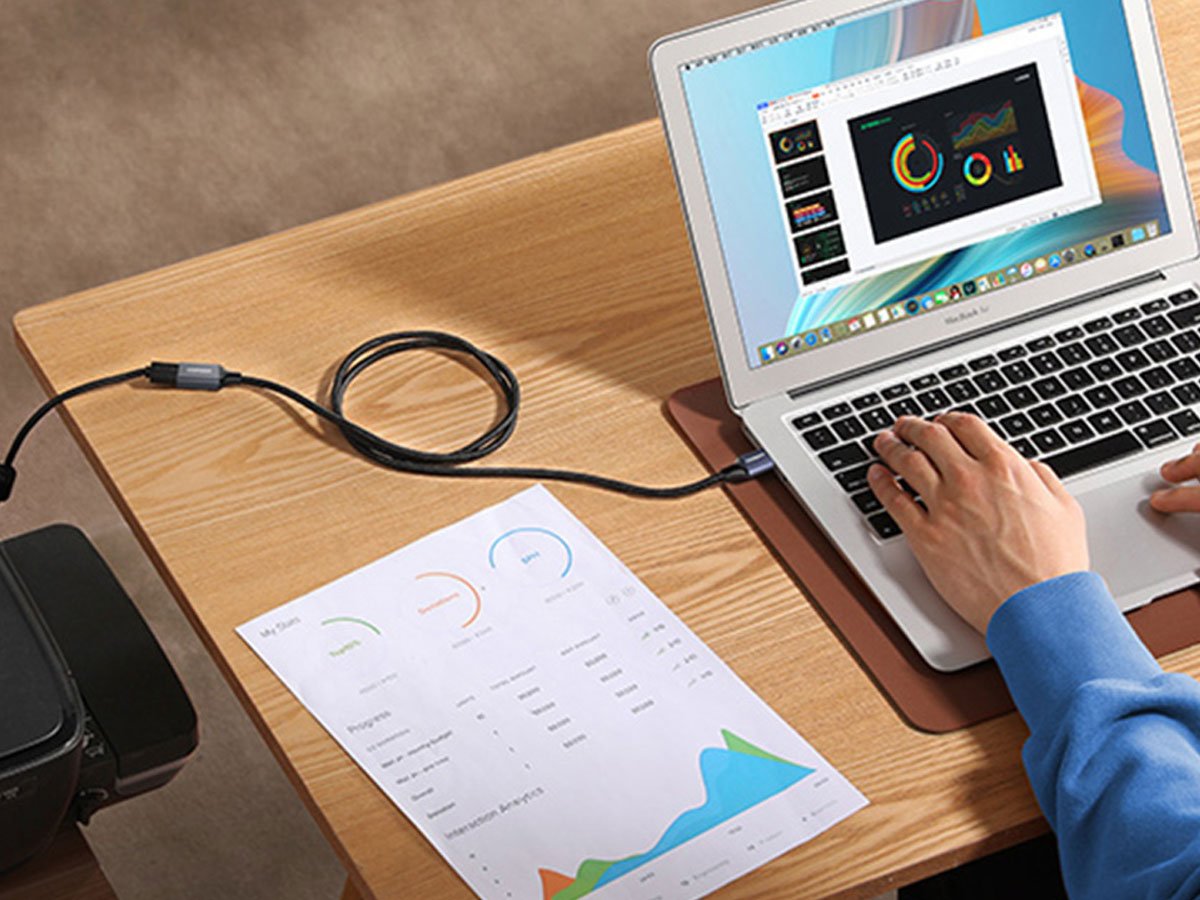 Przedłużacz UGREEN USB męski - USB żeński 3.0 2m