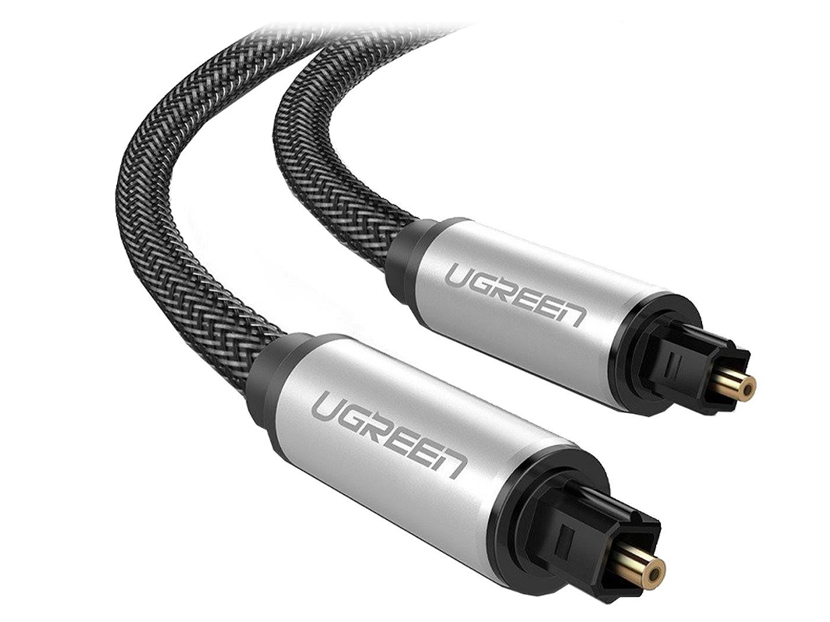 Optisches Kabel AV108 Toslink Audio Aluminium mit Geflecht 3m