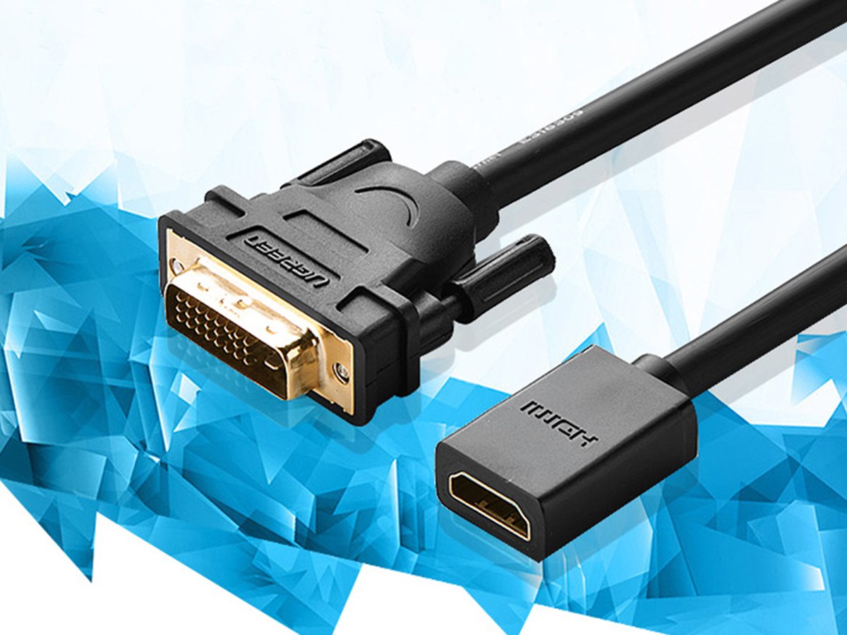 UGREEN Adapter DVI zu HDMI Anschlüsse