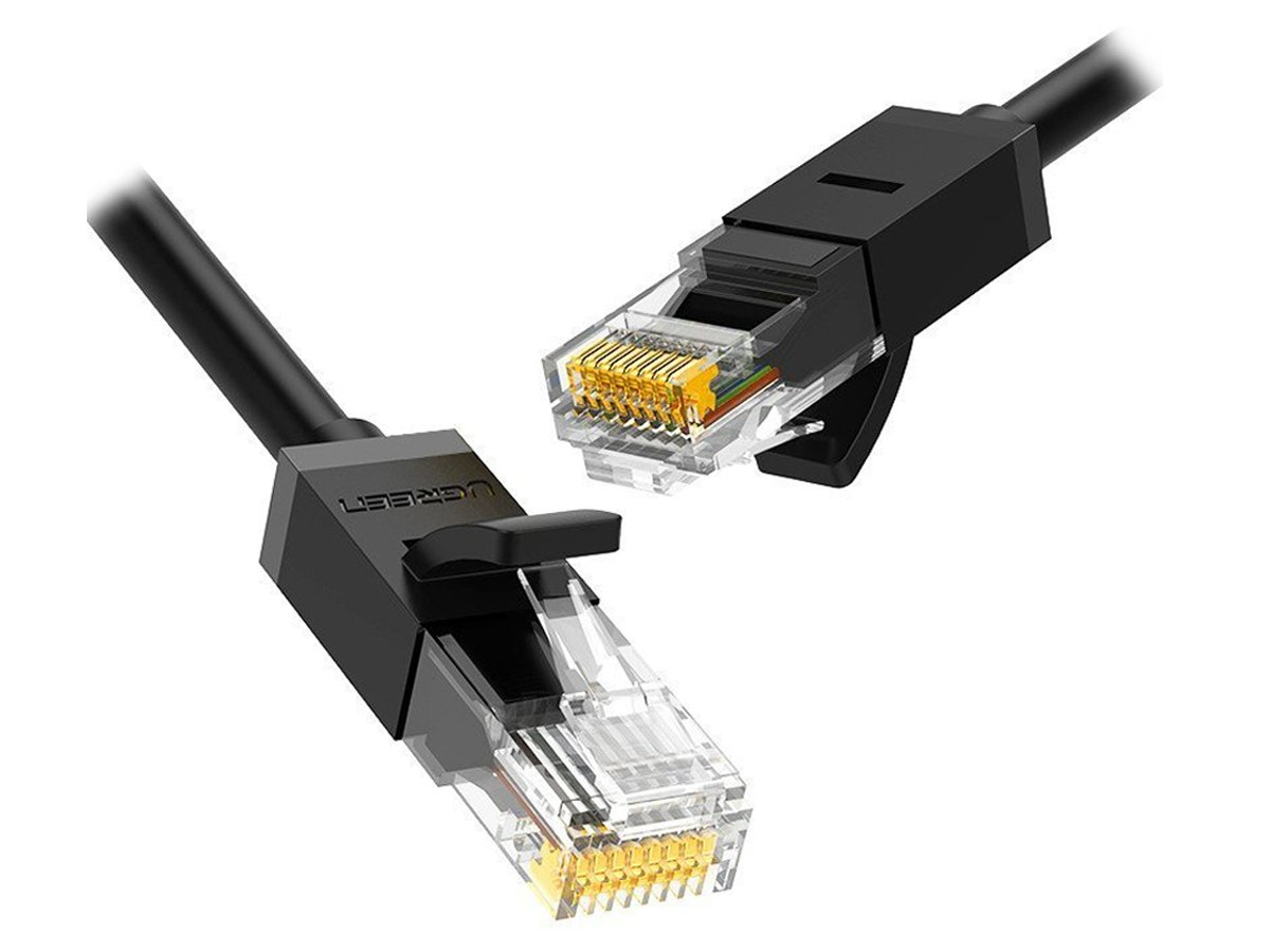 UGREEN NW102 Ethernet-Netzwerkkabel RJ45 Cat.6UTP 5m schwarz