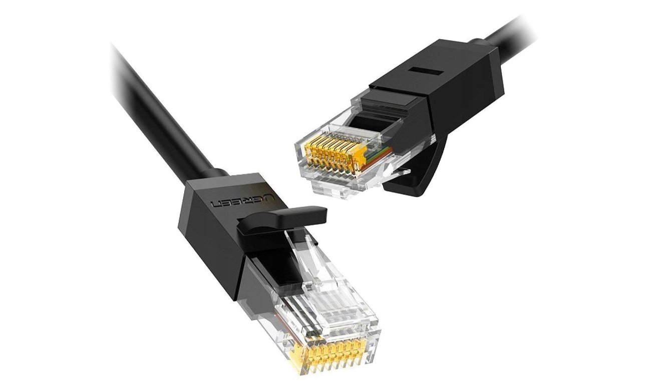 UGREEN NW102 Ethernet-Netzwerkkabel RJ45 Cat.6 UTP 8m schwarz