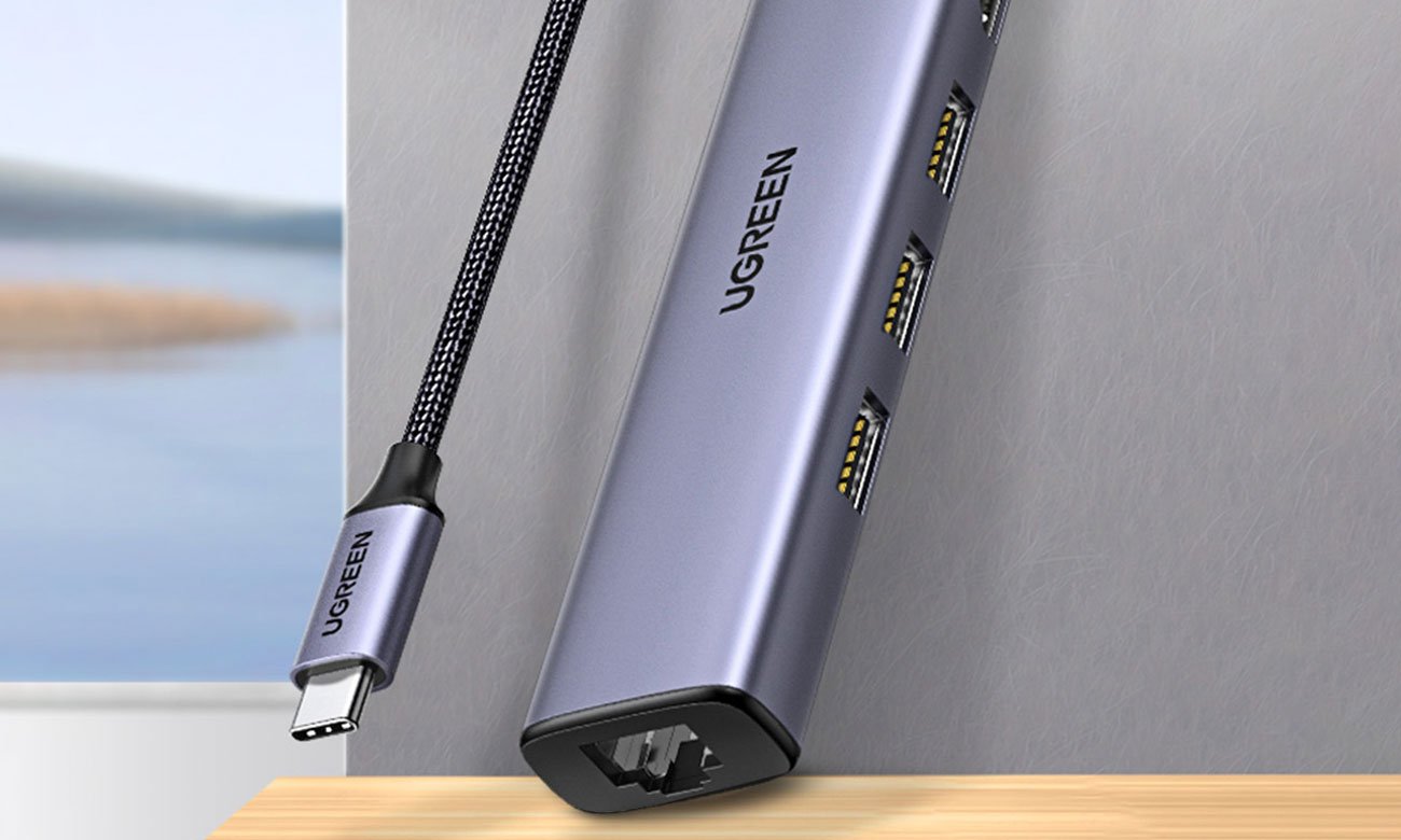 Stacja dokująca UGREEN USB-C - 3 x USB 3.0 / HDMI / Ethernet