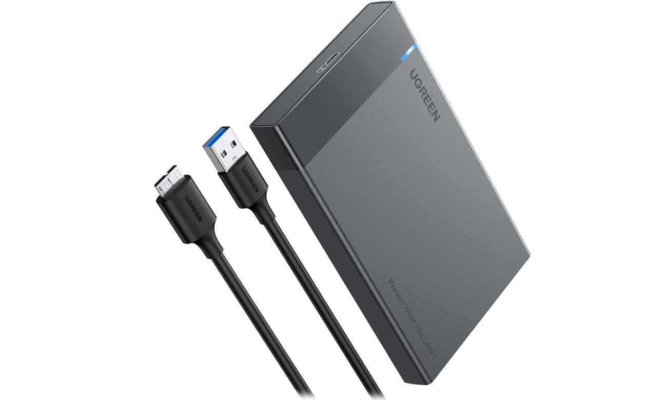 UGREEN Gehäuse für SATA 2,5'' Festplatte USB 3.0