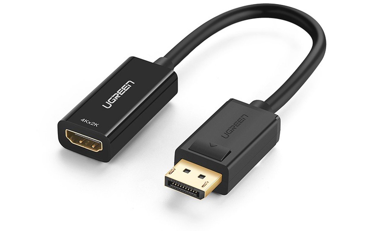 UGREEN MM137 DisplayPort (männlich) – HDMI (weiblich) FullHD-Kabel 25 cm