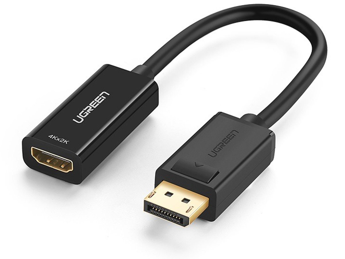 UGREEN MM137 DisplayPort (männlich) – HDMI (weiblich) FullHD-Kabel 25 cm