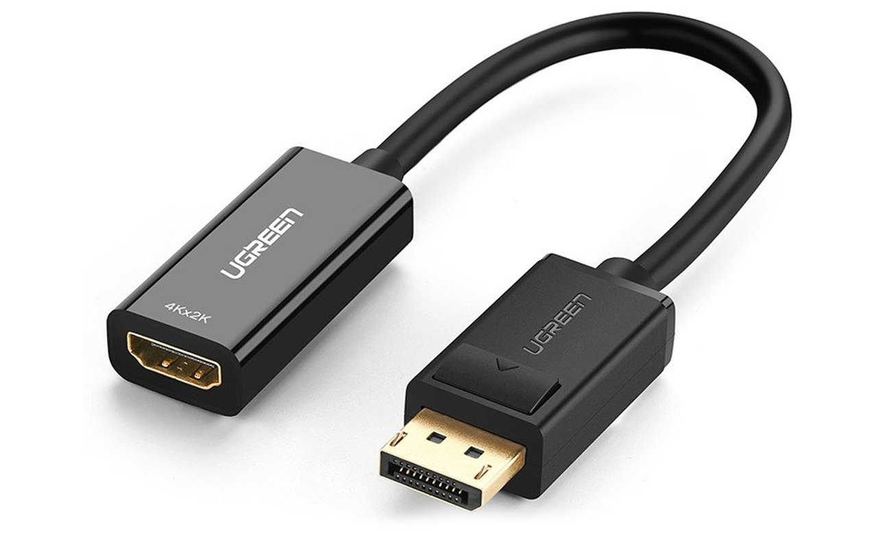 Adapter UGREEN DisplayPort männlich - HDMI weiblich MM1374K schwarz