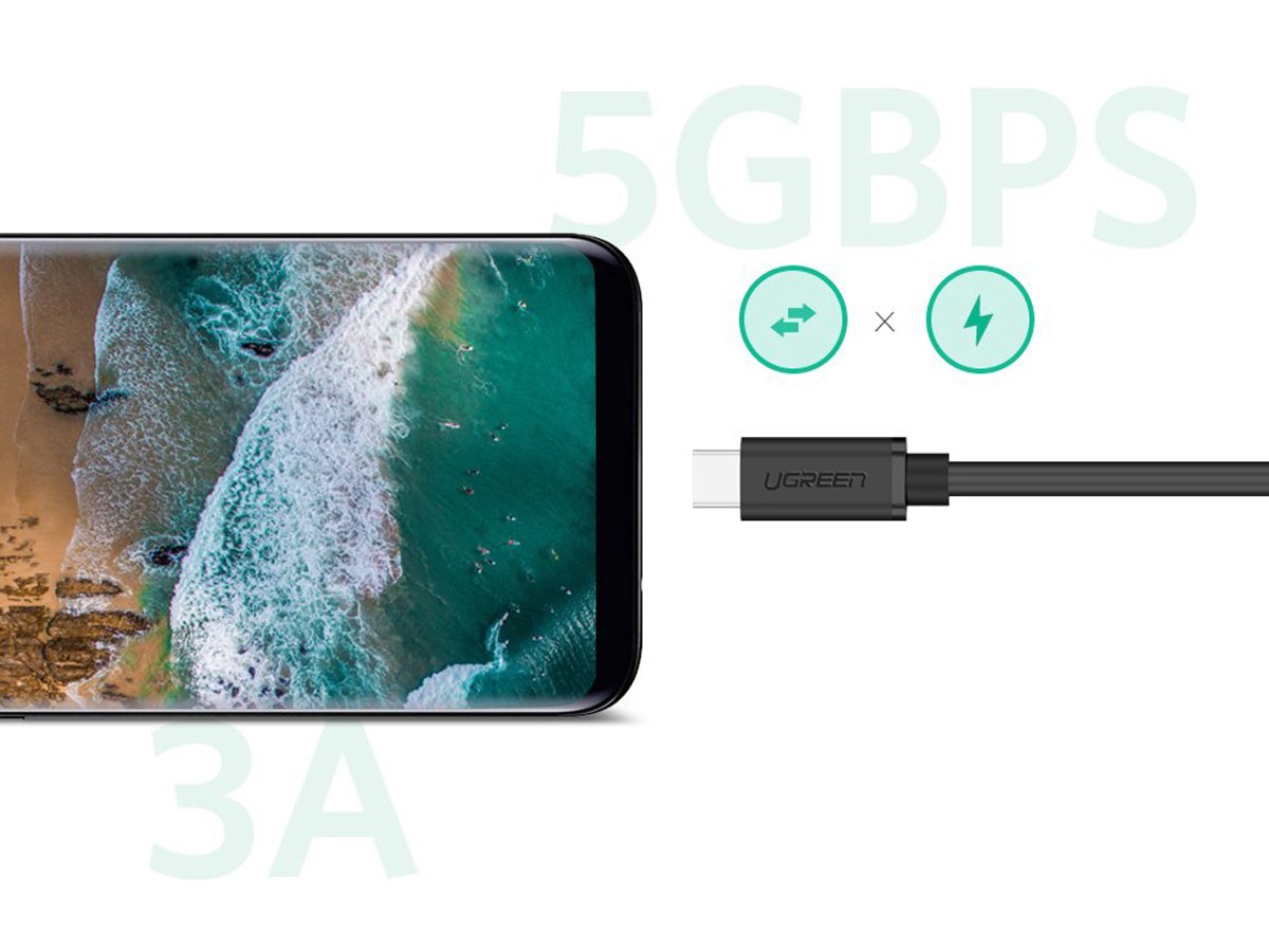  USB-C 3.1 Kabel UGREEN ED008 4K 60 W 0,5 m